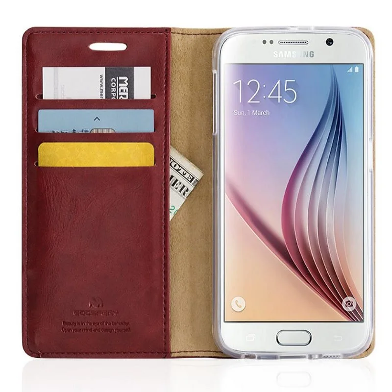 Чехол книжка goospery BLUEMOON с бумажником для карт кожаный чехол SAMSUNG GALAXY J2 J3 J5 PRO 2016 2017