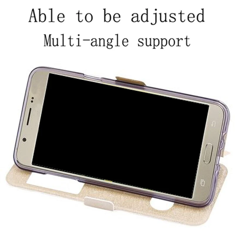 Чехол для Samsung galaxy J7 2016 чехол из искусственной кожи с открытым окном книжка J7108 J7109