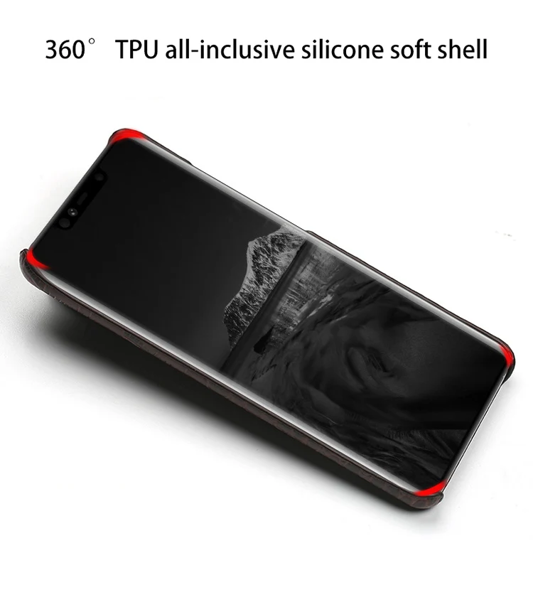 Чехол из воловьей кожи для телефона huawei mate 20 9 10 Pro P8 P9 P10 P20 Lite с текстурой крокодила для Honor 8X Max 10 7X P Smart capa