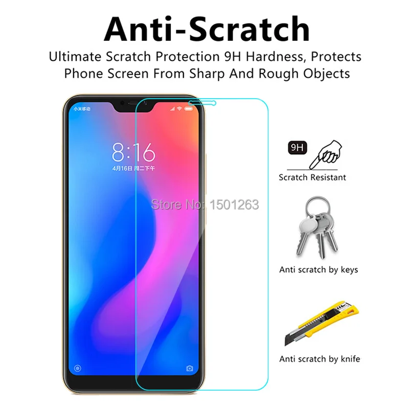 Закаленное Стекло для Xiaomi mi A2 Lite 5 84 &quotЭкран протектор A2Lite чехол закаленное