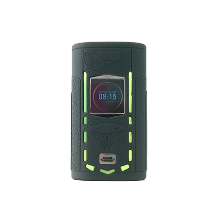 black case 10 шт текстурный чехол для VooPoo X217 Woody Vapes X 217 217 W TC Box Mod не скользит защитный силиконовый чехол - Цвет: black case