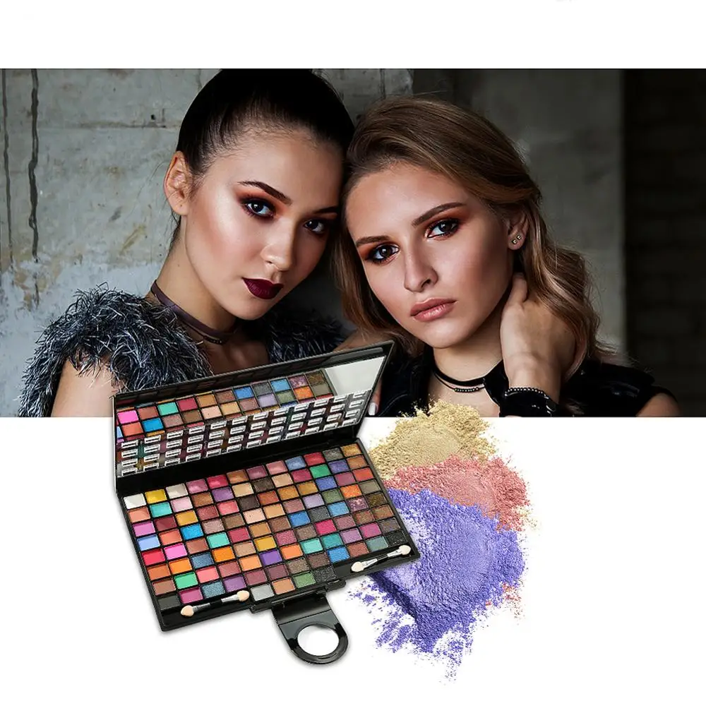 Палитра теней для век 100 цветов водостойкая долговечная набор косметики макияжа|