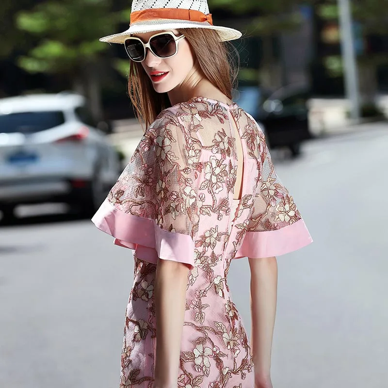 Цветочные женщин jumpsuts 2016 лето Европейская мода впп роскошные элегантные