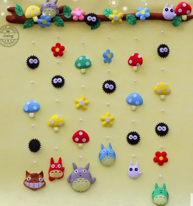 Мультяшный милый Дверной подвесной тканевый войлочный набор из нетканого полотна для рукоделия DIY швейный набор войлочный материал для рукоделия DIY рукоделие принадлежности - Цвет: door hanging 3