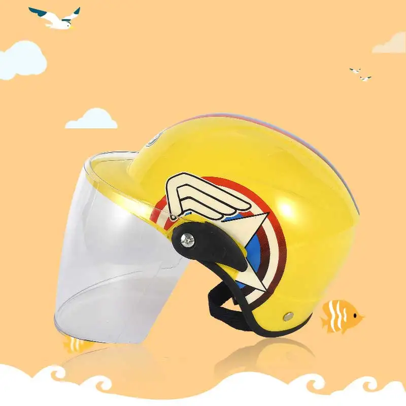 Детский защитный шлем для мальчиков и девочек мотоциклетный спортивный с