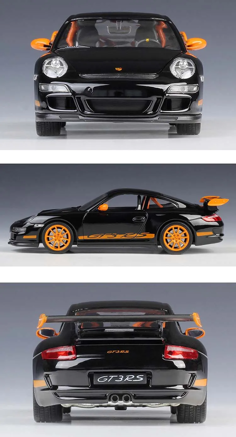 Welly литья под давлением 1:24 модель симулятора автомобиля сплав Porsche 911(997) GT3 RS спортивный автомобиль металлическая игрушка гоночный автомобиль для детей Коллекция подарков