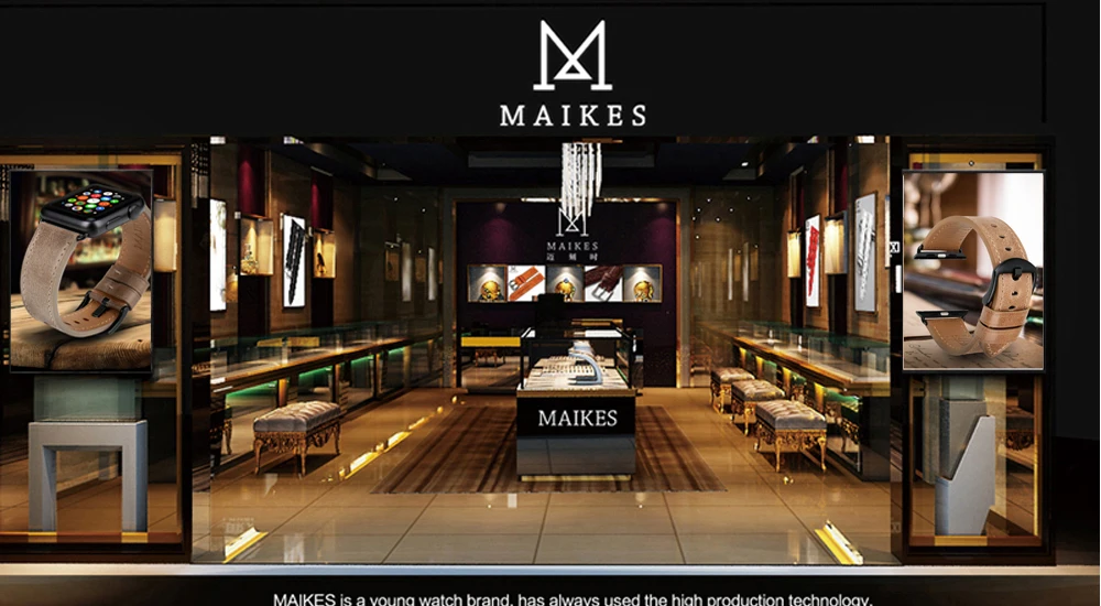 MAIKES кожаные ремешки наручных часов Замена для ремешок для часов аpple, 42 мм, 38 мм, версия 1, 2, 3, ремешок для наручных часов Apple Watch, версии 44 мм 40 мм серии 4 наручных часов iwatch