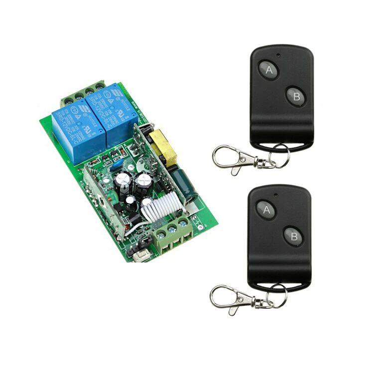 AC 85 250 V 10A 2 CH RF беспроводной пульт дистанционного управления 1 * приемник +
