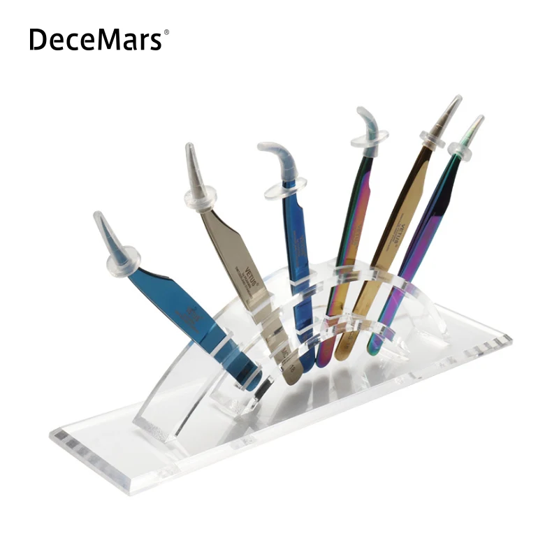 Держатель для пинцета акриловый держатель наращивания ресниц инструмент