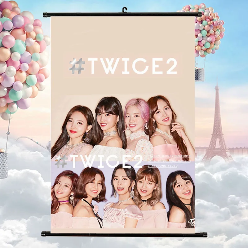 1 шт. К-поп два раза японский альбом TWICE2 Висячие рисунки на фото стены прокрутки плакат Канцелярский набор