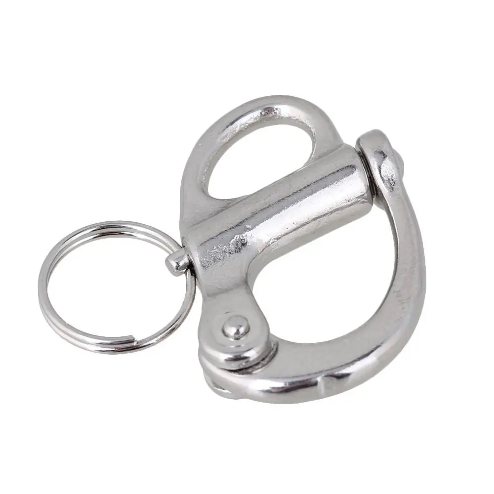 Фиксированная анкерная Скоба 35 мм из нержавеющей стали 304 серебряная Зажимная