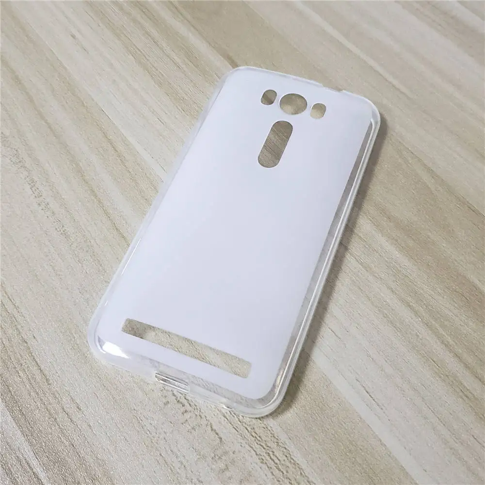 3D рельефный чехол для Asus ZenFone 2 Laser ZE500KL ZE500KG, мягкий силиконовый чехол для ASUS Zenfone 2 Laser 5," Z00ED Z00RD, чехол для телефона - Цвет: Clear TPU
