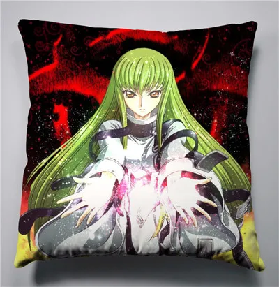 Аниме Манга Code Geass 40 х 40 см подушка декоративные индивидуальный чехол для сиденья постельные принадлежности Подушка 005 - Цвет: Фиолетовый