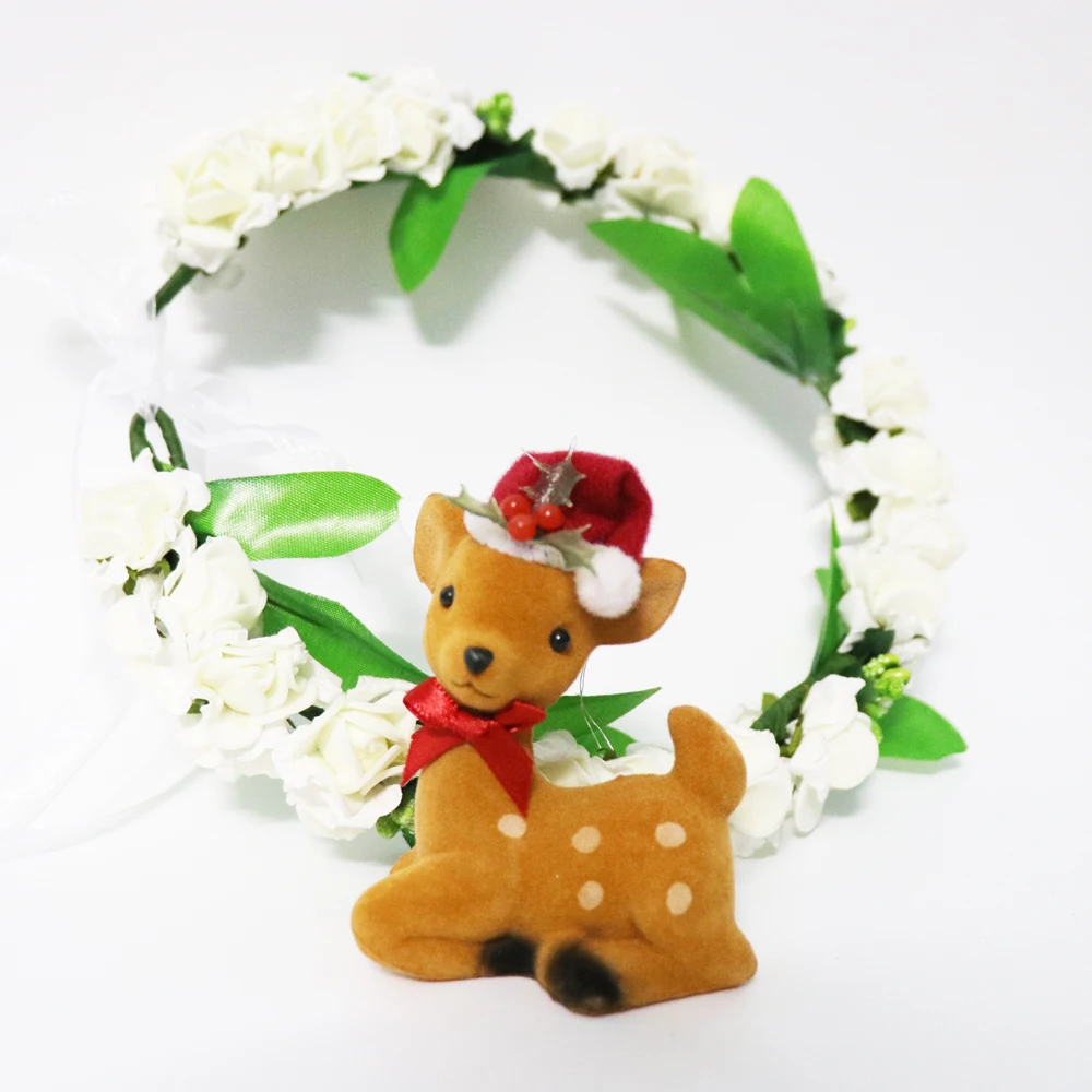 3 шт./упак. искусственная Рождественская елка украшения Подвески Олень куклы