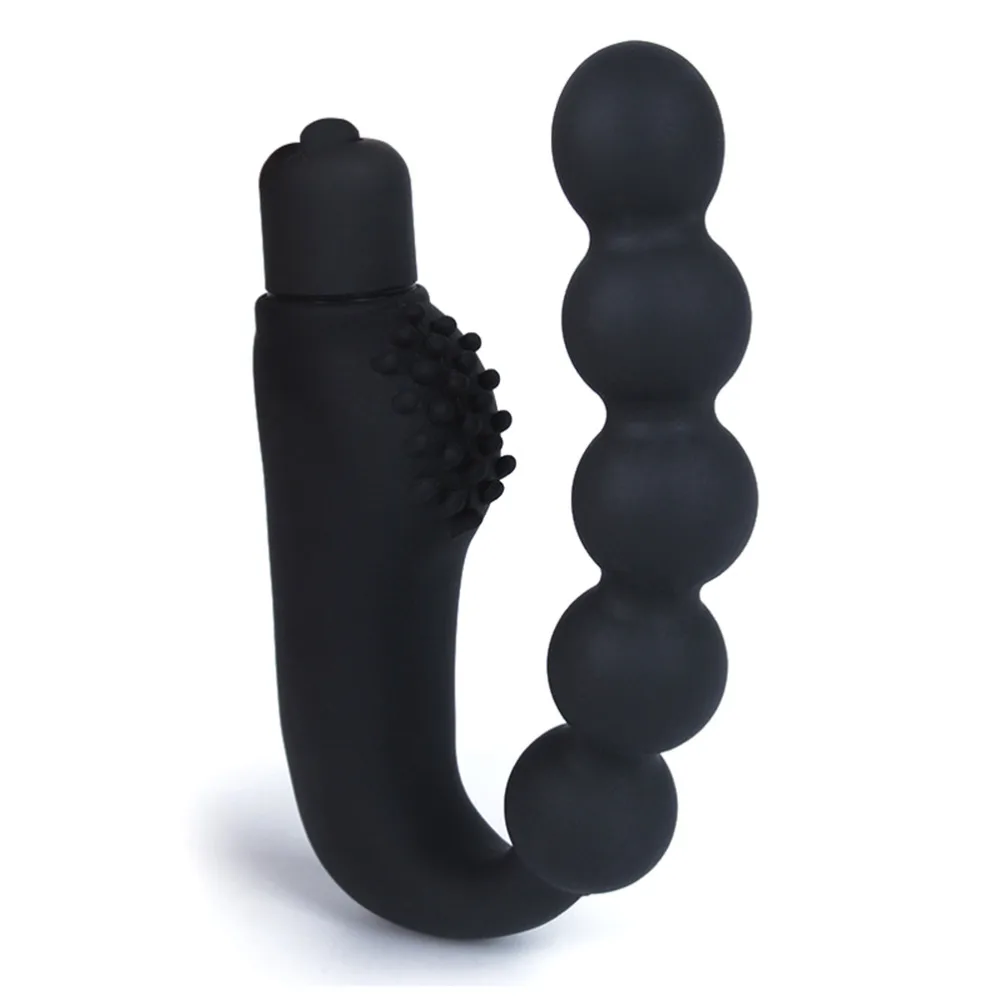 Силиконовые вибрационный Анальная пробка для мужской и женский простаты
