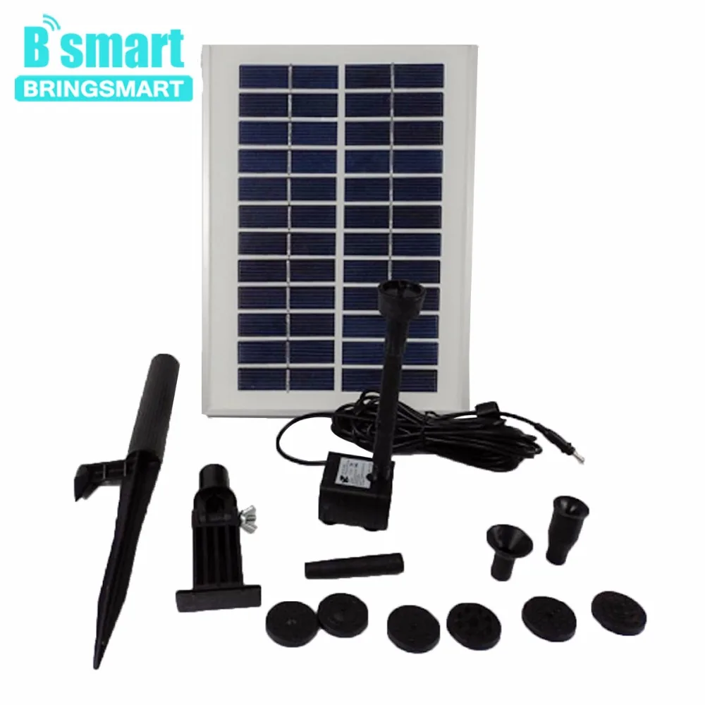 Bringsmart SR 280 5W микро Солнечный водяной насос 12В бесщеточный панельный Пейзаж