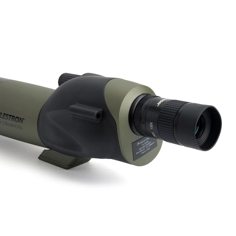 Телескоп Celestron ULTIMA65 прямой рефрактор зум 18x-55x многослойный для наблюдения за