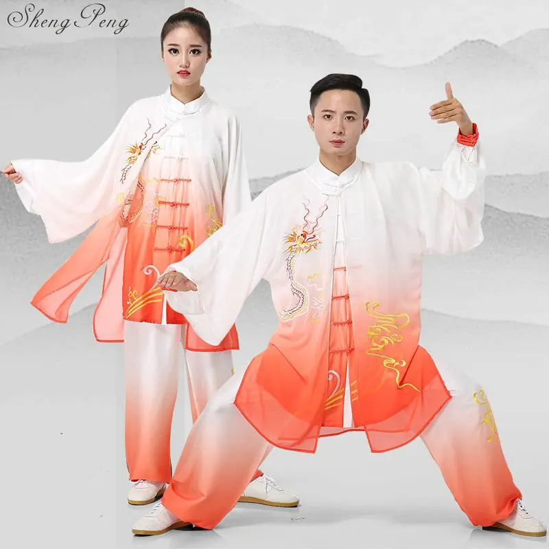 Женская униформа wudang костюм китайского дракона модель Tai chi V1349 2019|Наборы| |