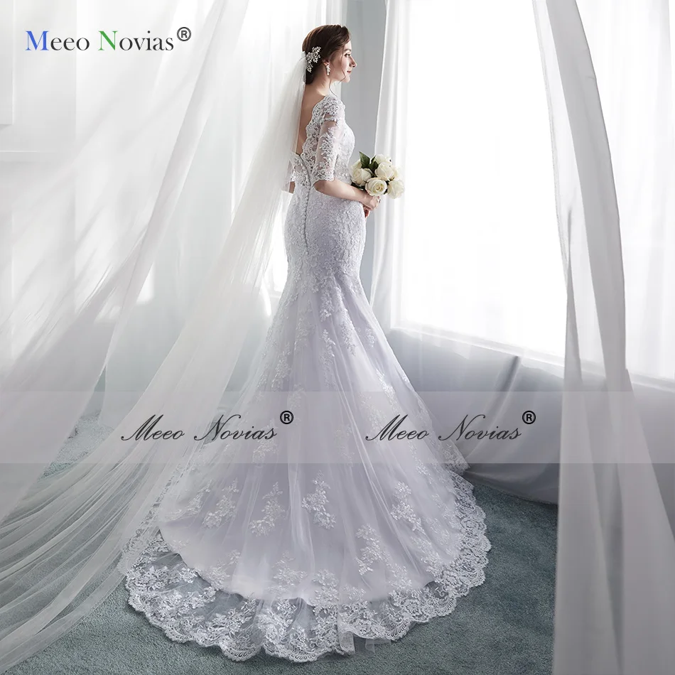 Meeo Novias настоящие фотографии 3 м белая/слоновая кость свадебная вуаль Однослойная