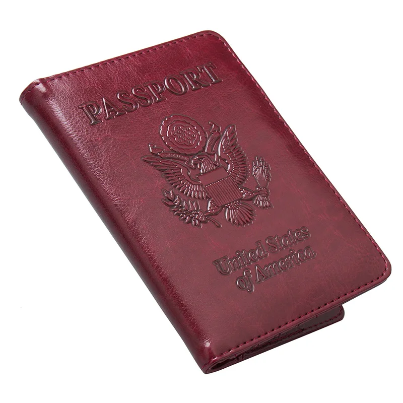 2019 Новый США держатель для карт Обложка паспорта паспорт Крышка Дамские туфли из