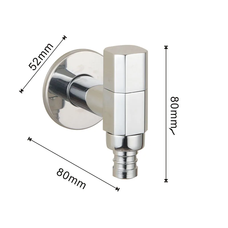 Хром Латунь Стиральная машина кран настенное крепление для раковины бассейна