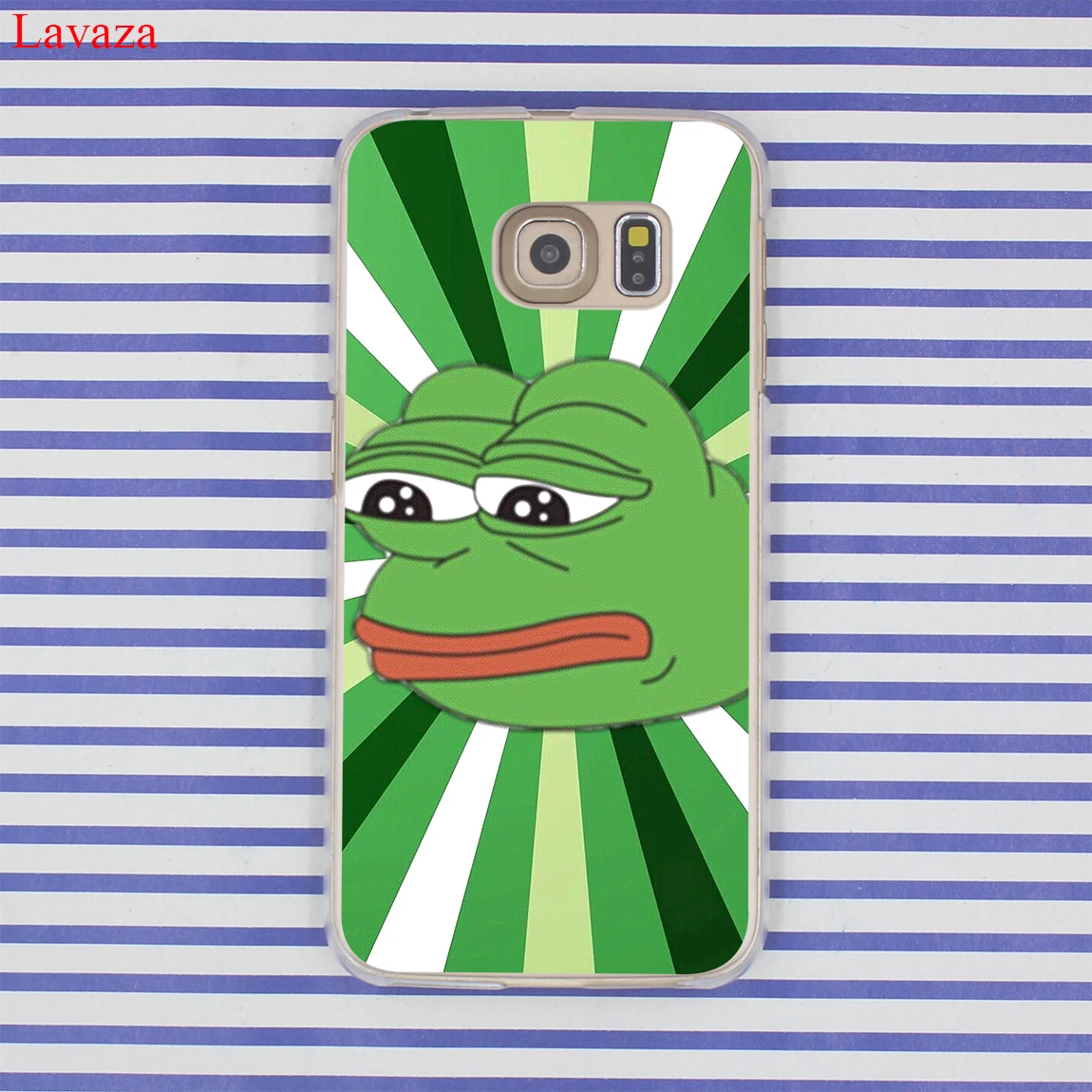 Забавный чехол для телефона Lavaza милый лягушка Meme Samsung Galaxy S20 Ultra S10E S10 Lite S6 S7 Edge S8 S9