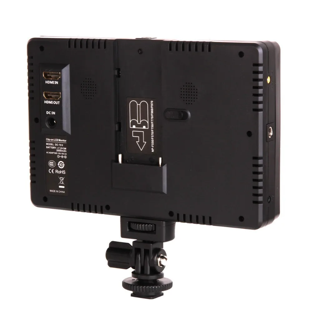Viltrox 7 ''DC 70 II цветной TFT HD ЖК монитор HDMI AV вход 1024x600 для Sony Canon Nikon DSLR