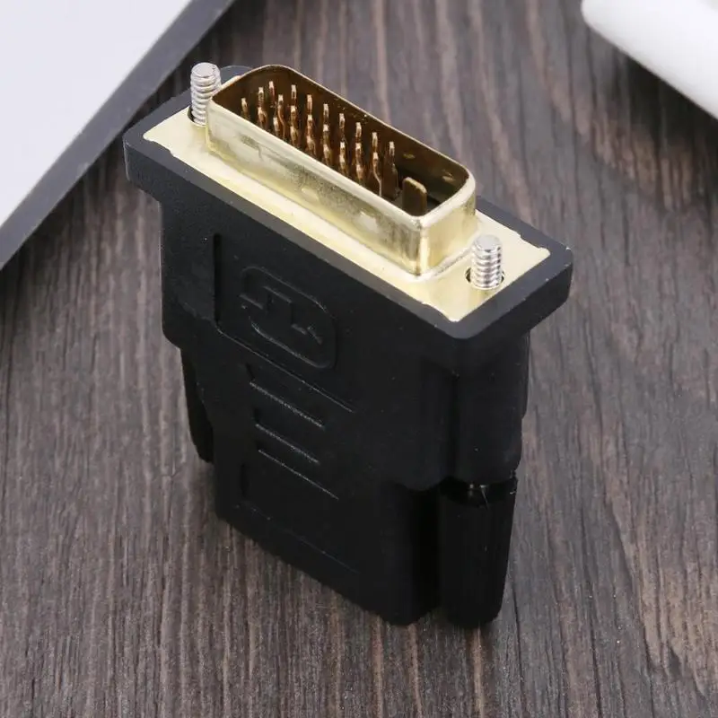 Адаптер HDMI совместимый с женским и мужским разъемами DVI 24 + 1Pin позолоченный