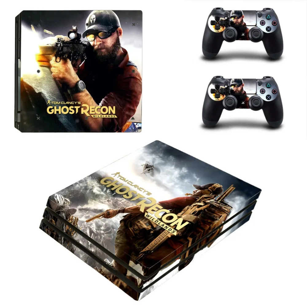 Наклейки на кожу PS4 PRO Ghost Recon Play station 4 Pro контроллер консоли крышки наклейки