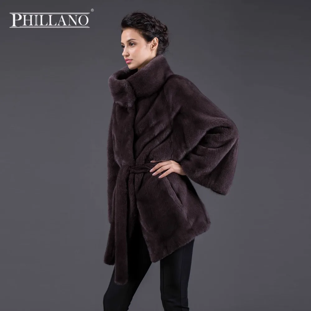Горящие Товары PHILLANO 2016 Шубы Из Меха Норки Скандинавия Дания Женская Куртка