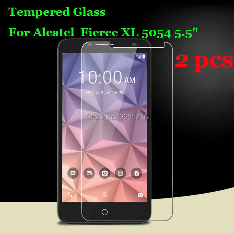 2 шт./лот для Alcatel Fierce XL закаленное стекло 9H 2.5D Премиум Защитная пленка экрана One Touch