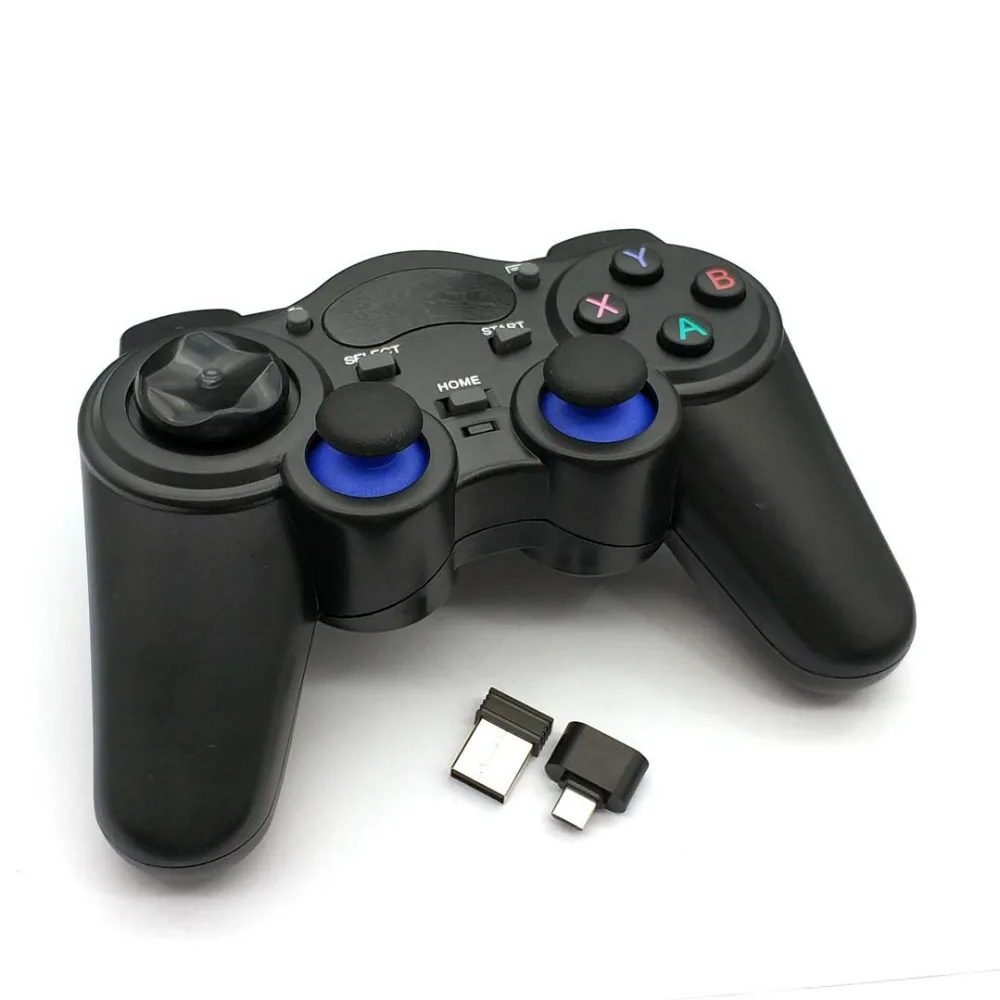 Беспроводной игровой джойстик контроллер 2 4 ГГц геймпад с Micro USB адаптер