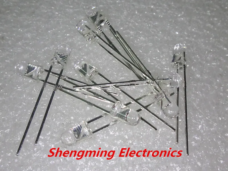 1000 шт. 3 мм фиолетовый/ультрафиолетовый светодиод супер яркие светодиодные диоды