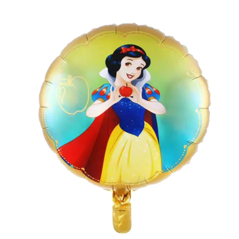 snow white 10/20/50 шт 18inch Золушки Белоснежки шары в форме принцесс globos, платье на день рождения для маленьких девочек, вечерние поставка игрушки - Цвет: snow white