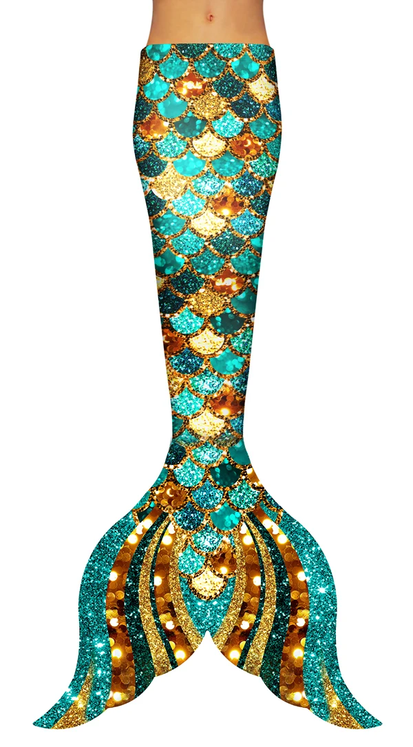 

Customized Mermaid Tail for Swimming Swimsuit Tail and Fins
