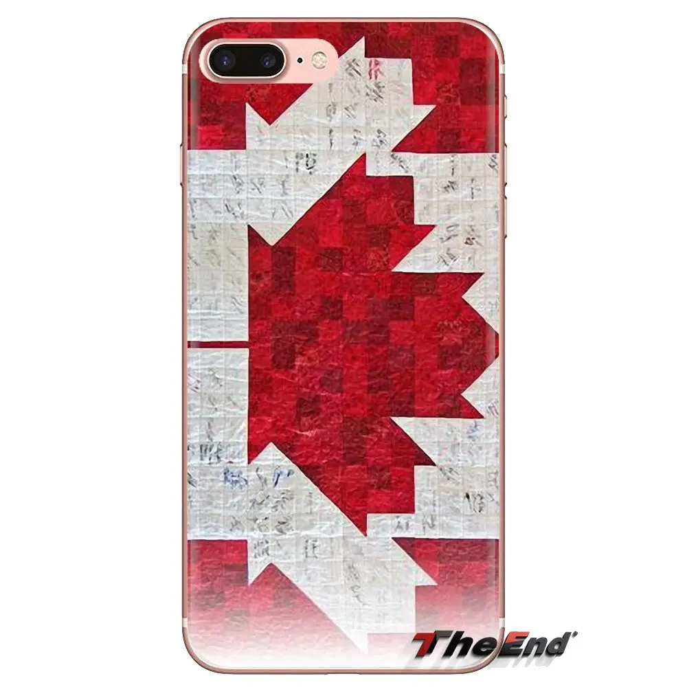 Прозрачные чехлы из ТПУ для iPod Touch Apple iPhone 4 4S 5 5S SE 5C 6 6S 7 8 X XR XS Plus MAX канадский флаг CA