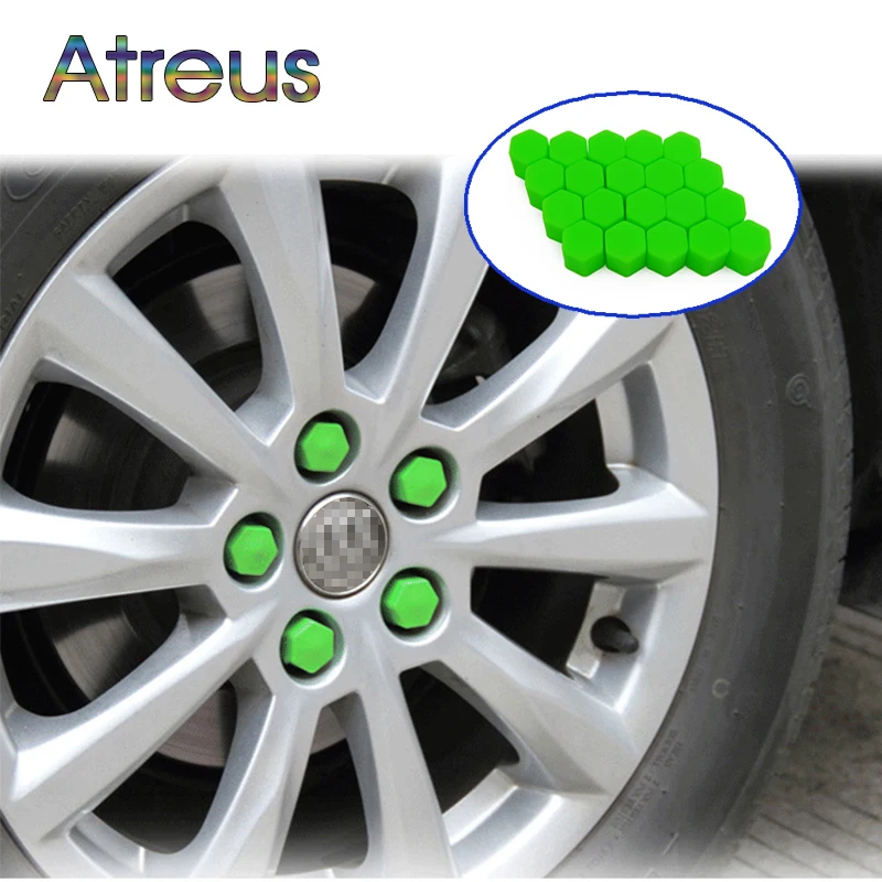 Atreus 20 шт. силиконовая крышка для винта ступицы колеса Lada Jeep Mitsubishi ASX VW Passat B5 B6 Tiguan