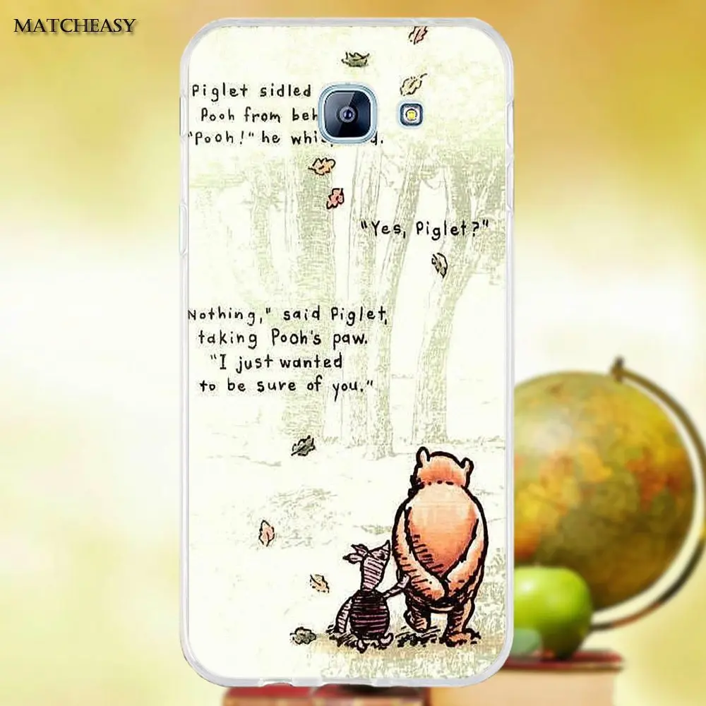 Oedmeb Poohs Венеция Медведь я люблю быть с вами для Samsung Galaxy A3 A5 A7 J1 J2 J3 J5 J7 2015 2016 2017