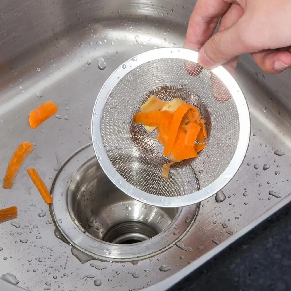 Сетчатый фильтр для кухонной раковины 2 шт./компл. из нержавеющей стали 304