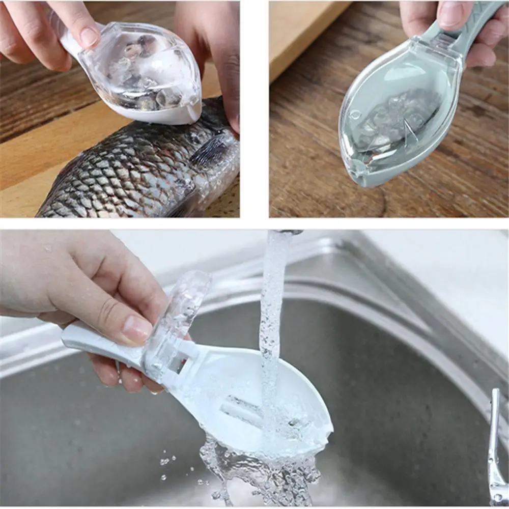 1Pc Convenient Fish Skin Scale Scraping Brush Graters Fast Remove Kitchen Gadgets | Дом и сад