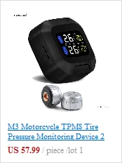 Цифровой беспроводной автомобильный TPMS бар PSI система контроля давления в шинах внутренняя и внешняя система датчика сигарет зарядное устройство ЖК-дисплей