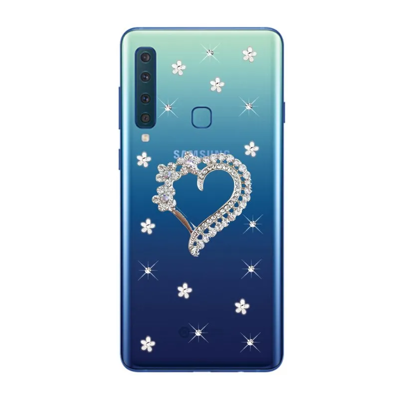 Чехол для Samsung Galaxy A9 2018 Прозрачная силиконовая задняя крышка A7 star pro защита от