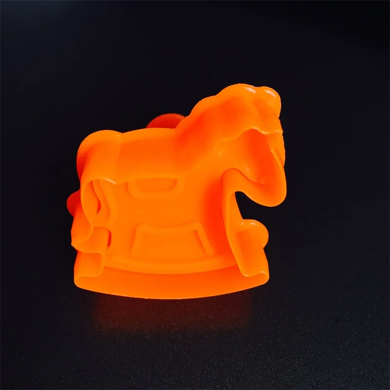 Пластиковая деревянная форма для выпечки печенья в виде лошади помадки штамп