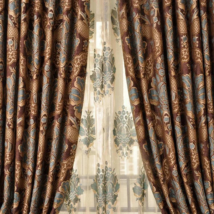 Новое поступление роскошный занавес вуаль и ткань высокое качество мода