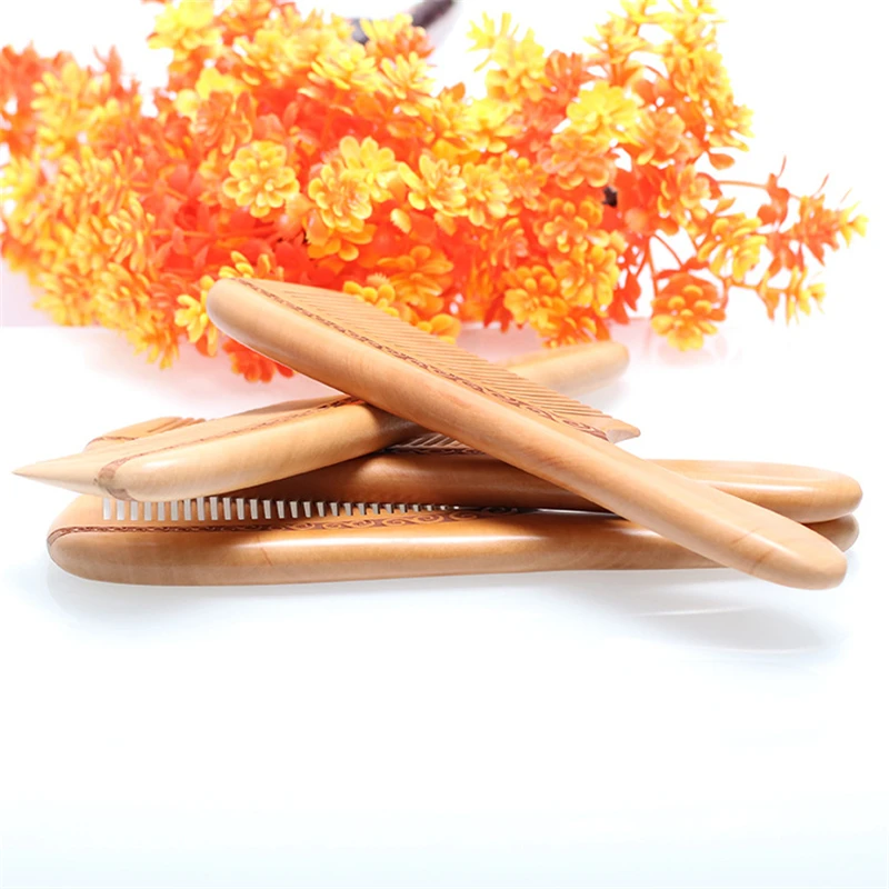 New Fashion Chinese China Wood Carved Comb Classical Pocket Men Women Hair Combs Gift Styling Tool 1PCs | Красота и здоровье