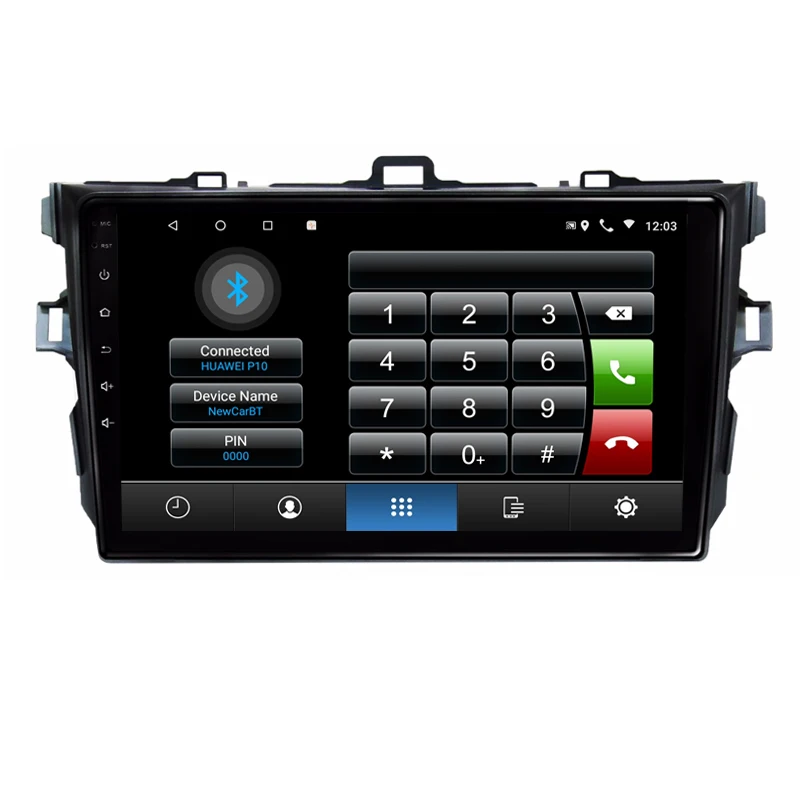 8 ядерный 4G ram Android автомобильный DVD для Toyota Corolla 2007 2008 2009 2010 2011 Автомобильный Радио gps головное устройство магнитофон навигация wifi