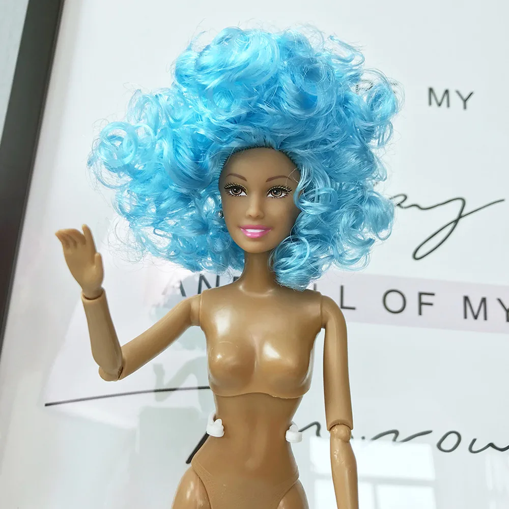 1 шт. телесная кукла с головой для девочек куклы Детская подвижная шарнирная