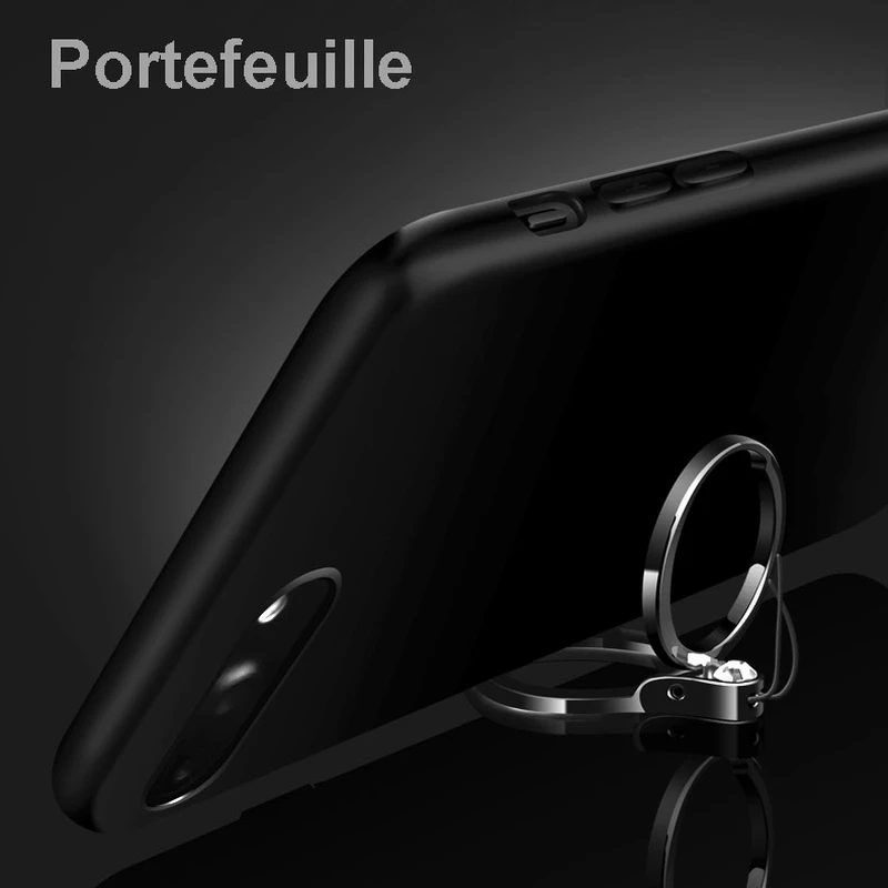 Мобильный телефон Portefeuille с ремешком на запястье для iPhone 8 7 Plus 6 6S SE X поддержкой