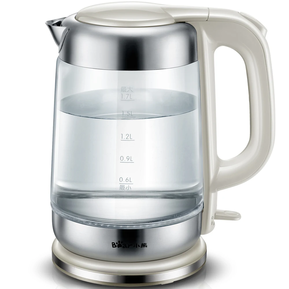 Медвежонок 220 В стеклянный Электрический чайник бытовой большой мощности