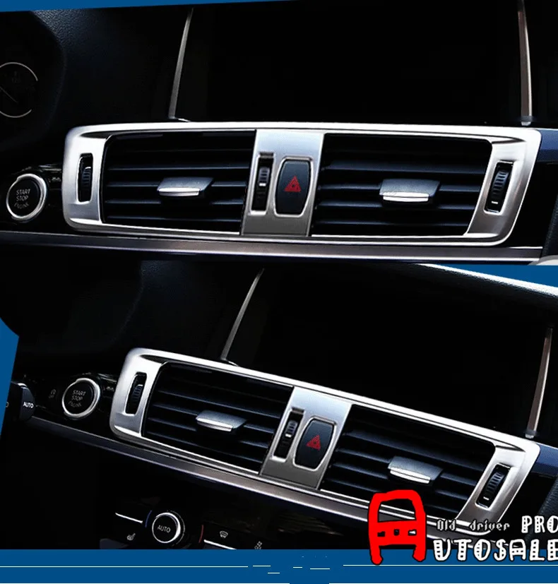 Для BMW X3 F25 2011 2012 2013 2014 2015ABS металлическая внутренняя Передняя Центральная крышка